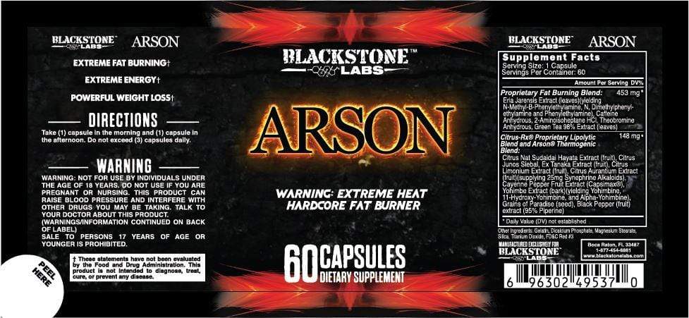 ARSON 60 caps - NutraCore Manalapan - Vitamin & Supplement and CBD Store