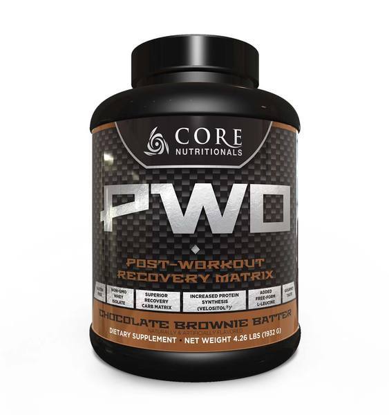Core Nutritionals : PWO Chocolate Brownie Batter 4lb - NutraCore Manalapan - Vitamin & Supplement and CBD Store