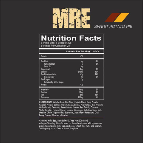 REDCON1 - MRE 7 LB Protein - NutraCore Manalapan - Vitamin & Supplement and CBD Store